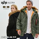 アルファインダストリーズ アウター メンズ アルファ インダストリーズ N-3B ALPHA INDUSTRIES SLIM FIT 防寒 フィールド ジャケット スリムフィット メンズ レディース アルファインダストリーズ ミリタリー アウター ブルゾン 撥水 極寒地