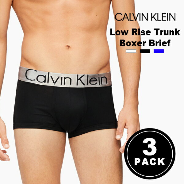 カルバン・クライン カルバンクライン Calvin Klein メンズ 下着 3枚組トランクス ブリーフ ボクサー パンツ ブリーフ アンダーウェア 3パックホワイト ブラック CK 無地 白 黒 ブランド インナー
