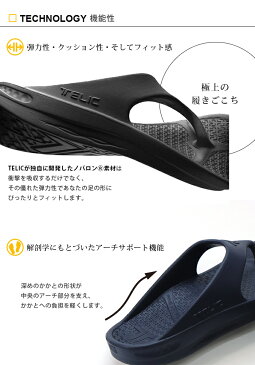 【通常5,184円⇒マラソン限定3,999円！】 テリック メンズ サンダル ビーチサンダル ブラック 夏 TELIC おしゃれ オフィス ブランド スポーツ リストバンド