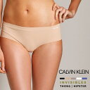 カルバン・クライン カルバンクライン インビジブル ソング ＆ ヒップスター レディース 下着 CK Calvin Klein INVISIBLES THONG ショーツTバック タンガ ショーツ シームレス