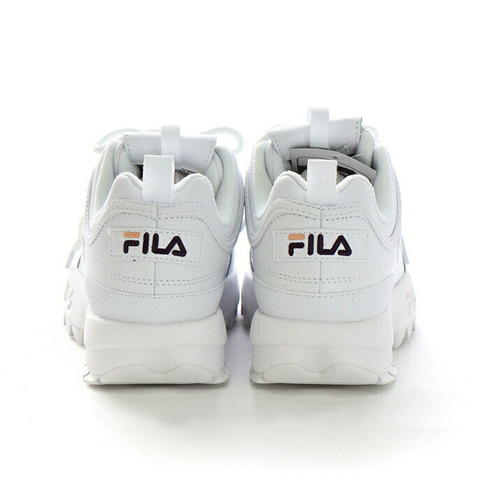 フィラ fila スニーカー 厚底 レディース 白 ホワイト 定番靴 シューズ カジュアル 通学 ローカット シンプル おしゃれディスラプター 2 プレミアム Disruptor 2 Premium 5XM00817