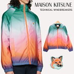 メゾンキツネ ウィンドブレーカー アウター MAISON KITSUNE FOX キツネ ワンポイント メンズ レディース ユニセックス ウインドブレーカー