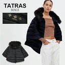 タトラス タトラス ダウン レディース マーレ TATRAS MALE ショート ネイビー 女性用 ポンチョ ダウンジャケット ダウンコート アウター ナイロン スリム 防寒 短め 黒 ブラック