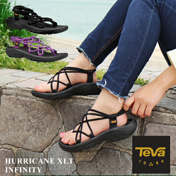 テバ サンダル レディース テバ ボヤ ハリケーン インフィニティ レディース サンダル teva voya HURRICANE XLT INFINITY スポーツサンダル かわいい ブラック 1091112