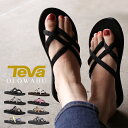 テバ サンダル レディース 【通常5280⇒3970円】teva テバ レディース サンダル オロワフトングサンダル ストラップ OLOWAHU ブラック6840 ウィメンズ Mushソール フラット