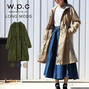 w.p.c モッズ レインコート レディース 折り畳み 雨具 ロングレイングッズ 自転車 オシャレ フード 収納バッグ付き撥水 wpc レイン コート raincoat R-1101