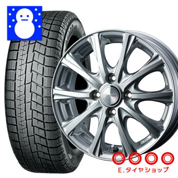 【取付対象】軽自動車 155/65R14 75Q ヨコハマ YOKOHAMA アイスガード6 iG60ジョーカー マジック 14×4.5 100/4 +45 14インチ シルバー スタッドレス 4本ホイールセット