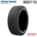 オープンカントリー AT3 265/65R17 112H 片側ホワイトレター 17インチ タイヤ単品 1本 トーヨー TOYO TIRES OPEN COUNTRY A/T 3 オールテレーン マッドアンドスノー