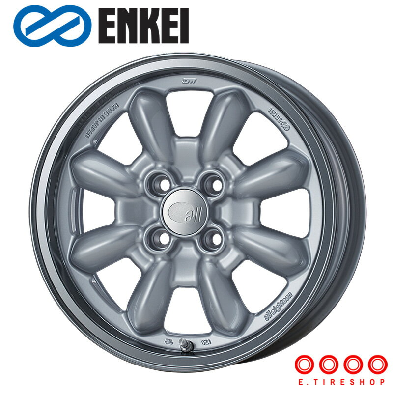 ENKEI all eighteen 156.0J PCD100 4H INSET+38 ܥ¦75 ޥ˥󥰥С (M/S) 15 ۥñ 1 󥱥 ENKEI all 18