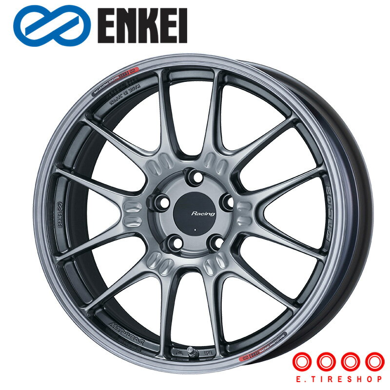 ENKEI GTC02 17×8.0J PCD114.3 5H INSET 30 ハイパーシルバー (HS) 17インチ ホイール単品 1本 エンケイ ENKEI レーシング Racing