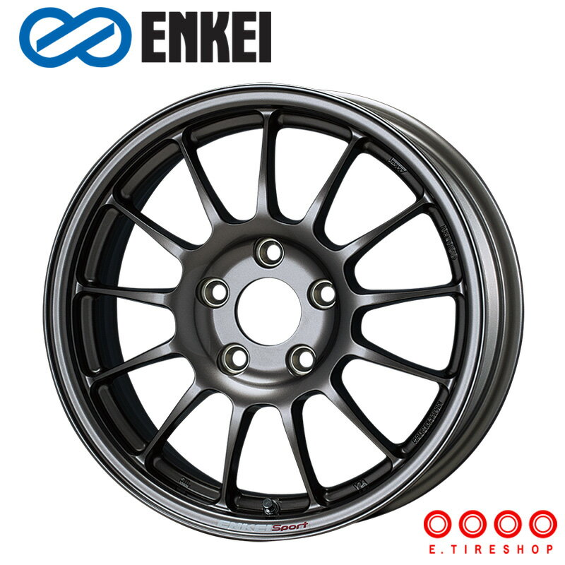 ENKEI RC-T5 16×7.0J PCD114.3 5H INSET+48 ボア径φ75 ダークシルバー (DS) 16インチ ホイール単品 1本 エンケイ ENKEI スポーツ sport