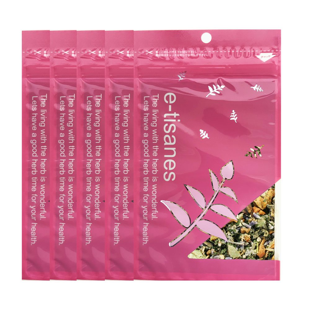 「朝寝坊のくらくらクララ 」5袋セット100g (20g×5) リーフタイプ ブレンドハーブティー