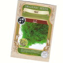 商品より抜粋 商品名 ディル(晩抽性)　Dill 学　名 Anethum graveolens L. 科　名 セリ科 種　類 一年草 商品特性 ディルは細長い緑色の葉のハーブで、ディル独特の味わいと香りがあります。花のつきが遅く、まっすぐ伸びながらも葉量の多い収穫量に優れた品種です。 播種適期 3月〜5月、9月〜10月 育て方 種は直播き（点まき3〜4粒　株間20〜30cm）で育て、本葉が4〜5枚頃に1本に間引きます。種まきから50〜60日が収穫開始の目安です。背丈が70cm以上まで伸びるので、収穫初期は株の充実を図りつつ枝先を収穫していきます。種を収穫する場合は、種が茶色になった頃収穫します。 楽しみ方 魚のハーブとして有名なハーブで、葉は加熱するとマイルドな香りに、種を使うとディル独特の強めの香りが楽しめます。生の葉をそのまま刻んでサラダやマリネに入れてもおいしくいただけます。 その他1 この種子は固定種です。(F1種ではありません) その他2 当社では、GFPサスティナビリティ基準を設け、種子が有機栽培で生産され、無化学消毒であることを独自に確認しています。 有機JAS規格では種子が認証対象外のため、独自基準で有機種子の普及を目指しています。 ご注意 ・この種子を食用・飲料用に使用しないでください。 ・お子様の手の届かない所に保管ください。 ・直射日光・湿気を避け、涼しい所で保管ください。 種子と責任 ・種子は本質上100%の純度は望めません。 ・播種後の栽培条件・天候等で結果が異なります。結果不良と認められる場合でも損害の補償は種子代金の範囲内とさせていただきます。 ・独自に加工された場合は責任を負いかねますので予めご了承ください。 ・ご返品はお断りいたしますので予めご了承ください。 　●購入可能数(在庫数)以上の注文数量をご希望の場合 　●まとめた数量をご希望の場合 　お手数ですが　こちらへ　ご連絡ください。ご対応いたします。　　　e-ティザーヌより ● 高さ60〜100cm位に成長し、中空の茎が直立し、株はあまり横に広がりません。葉は羽状複葉で糸状です。茎頂に小さな黄色の小花を傘状につけます。 花壇、コンテナに植えキッチンガーデンとして楽しみながら葉、花、種を利用します。 軽やかな辛みのある葉は、魚、酢、ピクルスなどと相性がよく、特にスカンジナビア料理によく使われています。刻んだ生葉を使うサーモンマリネは日本でもよく知られています。 また、葉や開花前の蕾は肉・魚・卵料理やスープ・ポテトサラダなどに使われ、若い葉はバターやクリームチーズに練り込んで使われます。さらに、種子はピクルスやビネガー・オイルに漬けこんで使われます。 葉茎の収穫は高さが20〜30cmになったら、外側の大きな葉から採ります。一度にたくさん収穫して葉の量が減ると、生育が衰えてしまいます。また、ほとんど枝分かれしないので、頂上の成長点を切るとそれ以上伸びなくなりますので注意してください。種子の収穫は、褐色に色づいたら、完熟前に茎ごと切り取り、紙袋に入れて日陰で乾燥させます。 科名：セリ科イノンド属、和名：イノンド、別名：ヒメウイキョウ、時蘿(ジラ) ● ディル・ギャラリーをご用意しています。お楽しみください。 ● ガーデニングに関する良くあるご質問をまとめました。参考にしてください。 　　タネまきの方法から移植までの手順を教えてください 　　栽培の基礎知識について 　　苗の状態や種の発芽に関する保障について 　　病気と害虫について 　　コンパニオンプランツについて 　　防虫ハーブについて