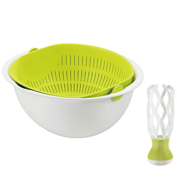 【曙産業】【AKEBONO】ミラくるザル・ボウル 米とぎセット MZ-3514