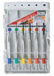 ANEX　アネックス　精密ドライバーセット6本組　No.800