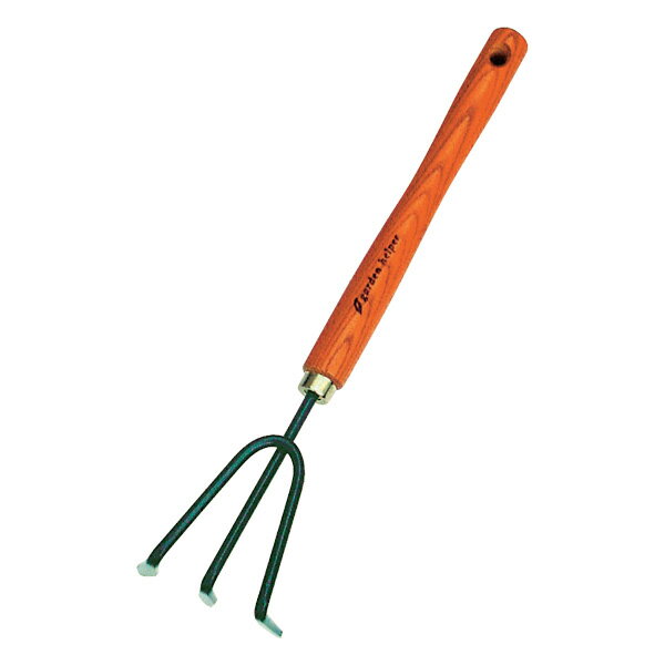 [石黒金属]　グリーン 長柄熊手　BL-40