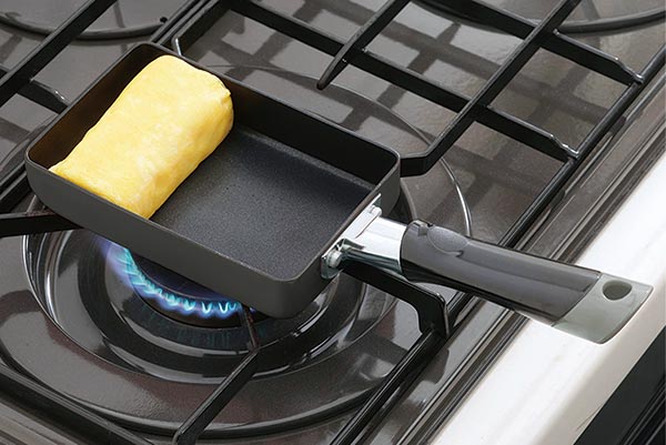 カクセー ガスコンロ専用 ミニ玉子焼き器 Kuronicクロニック KN-03