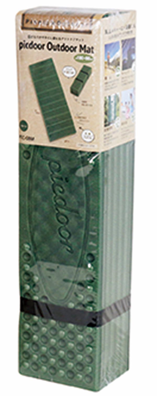 カクセー picdoor ピックドア アウトドアマットグリーン PIC-08M e-tools-10022113 Tools 楽天市場店 サンプル画像3