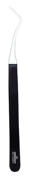 Tweezers - 【ネコポス対応可】【送料無料】マルト長谷川【ケイバ】ニューセラミックチップ付ピンセットツル首タイプTC-B01