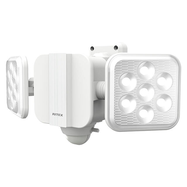 Rakuten - ライテックス 5W×2灯 フリーアーム式LED 乾電池 センサーライト LED-270 ムサシ