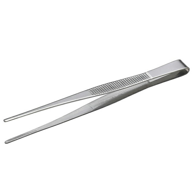 【ネコポス対応可】ANEX アネックス ステンレスピンセット直(先端ギザ)115mm No.120