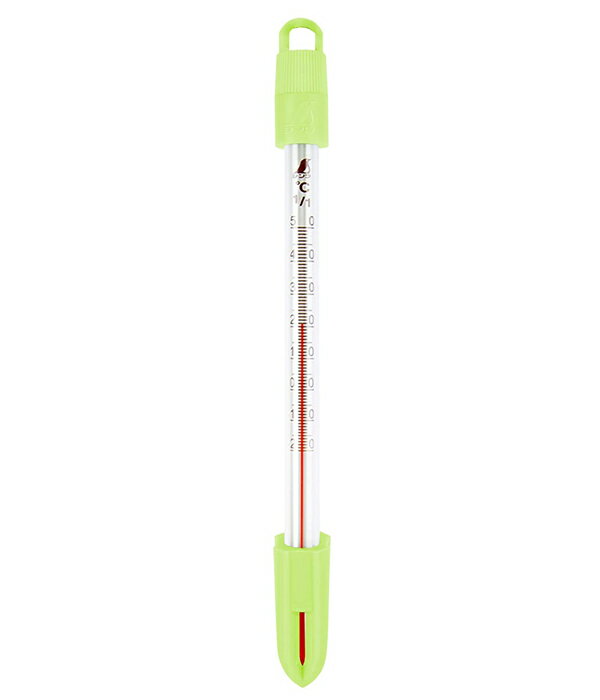 【シンワ測定】棒状温度計ケース付　-20～50℃　全長15cm　赤液　H-8C 73216