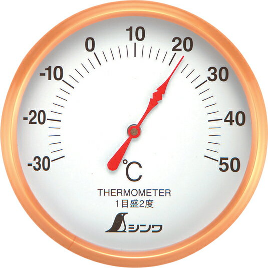 ●精度：34%以下　+-10%　35〜75%　+-5%　76%以上　+-10%●測定範囲：0〜100%●1目盛：2%●サイズ106x30mm●材質：スチロール樹脂+ABS樹脂●軽量タイプの丸型湿度計です。●読み取りやすい目盛数字を採用しました。