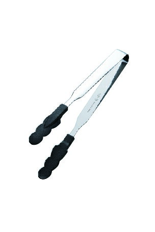 Rakuten - 田辺金具　N抗菌耐熱 カラートングスリム（小）ブラック 175mm 1283