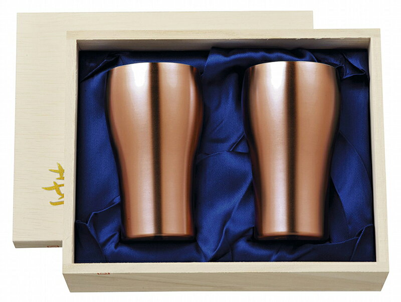 Rakuten - 田辺金具　華 タンブラー 200 ml 銅ミラー桐箱2ヶセット 2853