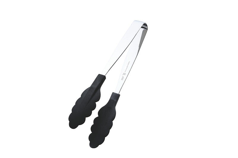 樂天商城 - 田辺金具　抗菌耐熱 カラートング（ミニ）ブラック 180mm 4628