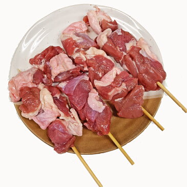 合鴨もも串 40g×10本 外国産 (15cm丸串)(pr)(49231)【カモ かも】 かも肉 家庭用 おにく 鴨肉 カモ肉 肉 鴨 お肉 鶏 鳥 冷凍肉 鴨鍋 バーベキュー BBQ 業務用