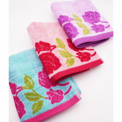 バスタオル レガート バラ柄　70×140cm　日本製