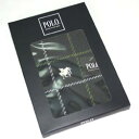 タオルハンカチ メンズ ポロ(POLO)(箱入り/格子柄) ネイビー