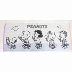 スヌーピー フェイスタオル Ice Cream 34×80cm 日本製