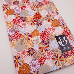 和風 ハンカチ バンダナ 菊 日本製 53×53cm 透明袋入り 御礼 御返し プチギフトに