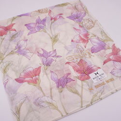 HANAE MORI ハナエモリ ハンカチ ガーゼ 婦人 花柄　日本製 53×53cm