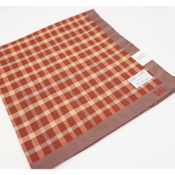 樂天商城 - DAKS ダックス ハンカチ メンズ チェック ブラウン 形態安定加工 日本製 47×47cm
