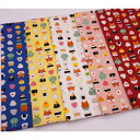 和 ハンカチ バンダナ イヌ&おにぎり柄 日本製 53×53cm 透明袋入り 御礼 御返し プチギフトに