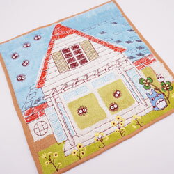 となりのトトロ ジブリ ハンドタオル 草壁家 25×25cm