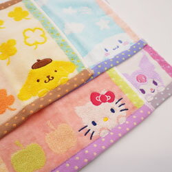 サンリオ タオルハンカチ 24×25cm キャラクター かわいい プレゼント好適品 サンリオ タオルハンカチ 24×25cm キャラクター かわいい プレゼント好適品