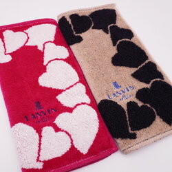 樂天商城 - LANVIN ランバンオンブルー タオルハンカチ レディース　 20×20cm 女性 婦人 ビジネス カジュアル プレゼントギフト好適品