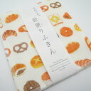 絵便りふきん パン 35×40cm 日本製 ふきん おしぼり 台拭き お皿拭きに(3)
