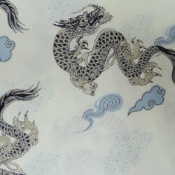 和柄 ハンカチ バンダナ 龍 日本製 53×53cm 透明袋入り 御礼 御返し プチギフトに