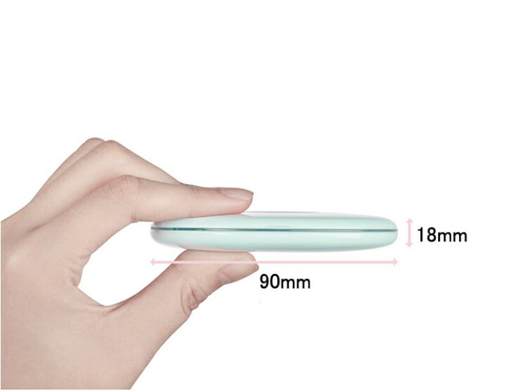 【1個】拡大鏡 2面ミラー 2カラー 手のひらサイズ 丸型 コンパクトミラー LED 手鏡 女優ミラー おしゃれ 鏡 折りたたみ 持ち運び かわいい 等倍鏡 電池付き プレゼント 化粧箱入り 箱入り ギフトボックス