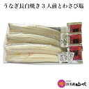 白焼き【うなぎ専門店 浜名湖山吹】【冷蔵でお届け】送料無料 うなぎ国産うなぎ 長白焼き 3本と わさび塩 の詰合せ VSW-50 о_老舗デパ地下鰻屋の国内産の、うなぎ。お祝い ギフト 贈り物 などに最適！食品ギフト【ウナギ、鰻、国産】