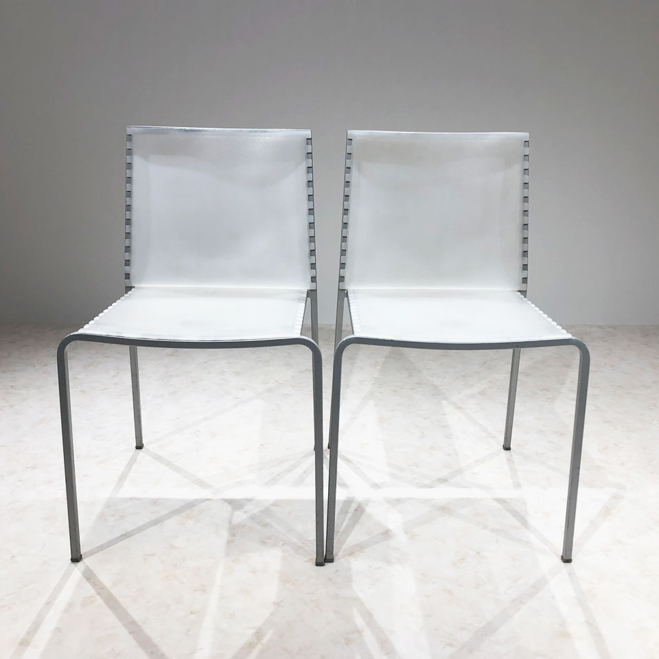 【 中古 】CASSINA IXC スタッキングチェア DESALTO ZIP デサルト ジップ チェア アームレス カッシーナイクスシー 高級家具 2脚セットB
