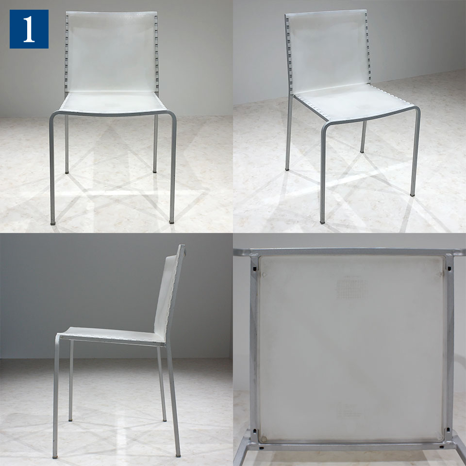 【 中古 】CASSINA IXC スタッキングチェア DESALTO ZIP デサルト ジップ チェア アームレス カッシーナイクスシー 高級家具 2脚セットB [2]