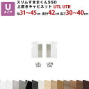 スリムすきまくんSSD U上置きキャビネット 幅31〜45cm 奥行42cm 高さ30〜40cm UTL UTR セミオーダー オーダー家具 キッチン収納 リビ...