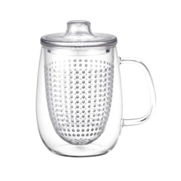 ティーカップ UNIMUG ユニティ L 510ml ガラス 一人暮らし ひとり 一人 二人暮らし【北海道・沖縄・離島配送不可】