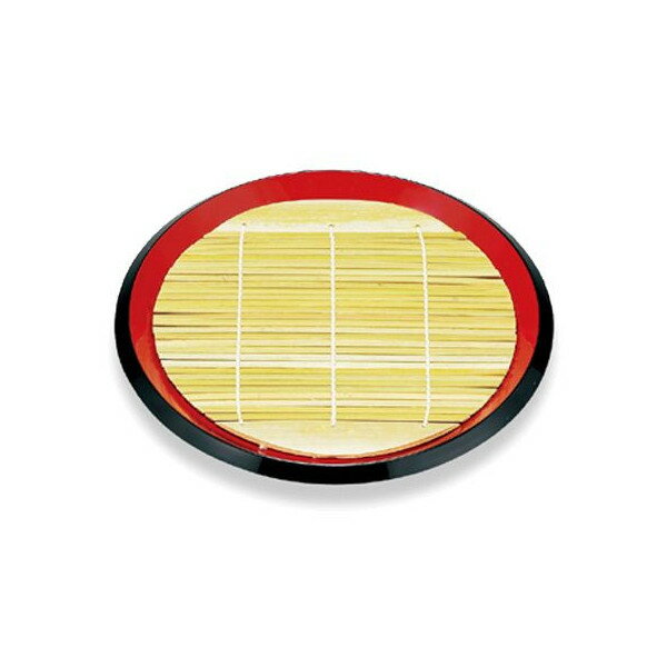 ソバ皿 ウドン皿 竹ス付キ 雅丸 ( ザルソバ皿 天プラ皿 寿司皿 和食器 スノコ付キ ) 一人暮らし ひとり 一人 二人暮らし【北海道・沖縄・離島配送不可】